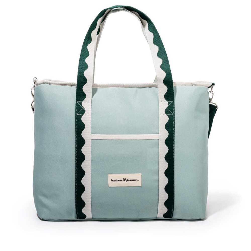 Business and Pleasure Holiday cooler tote bag Rivie Green